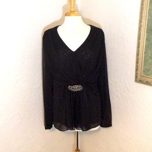 Sparkle jeweled top